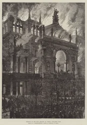 Burning of the Ring Theatre at Vienna